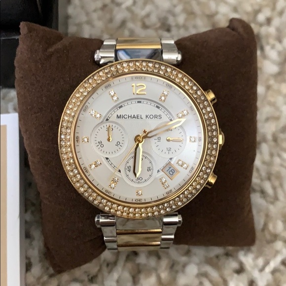 Michael Kors Parker two toned watch - Picture 3 of 5